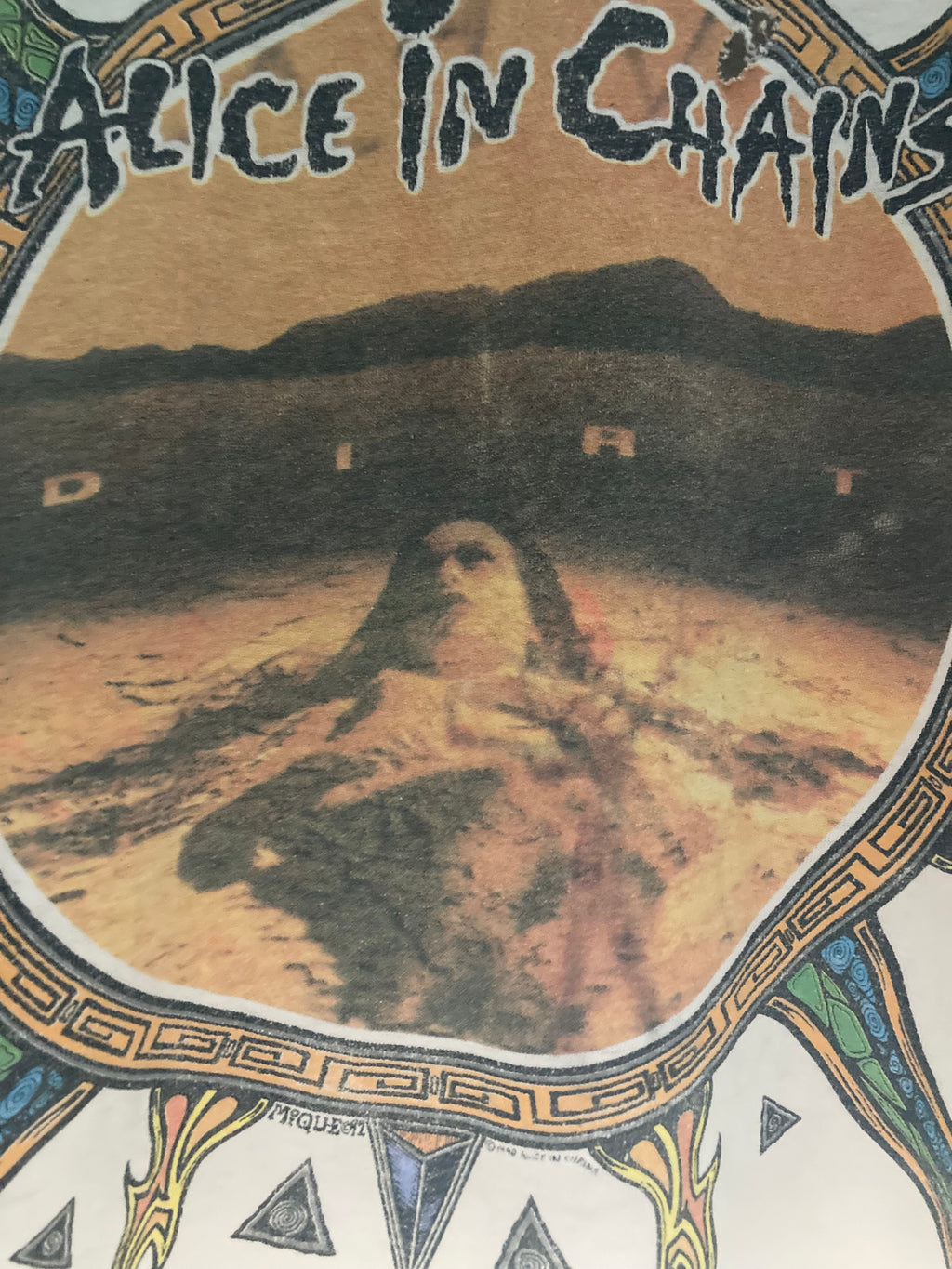 1990s alice in chains dirt tee XL