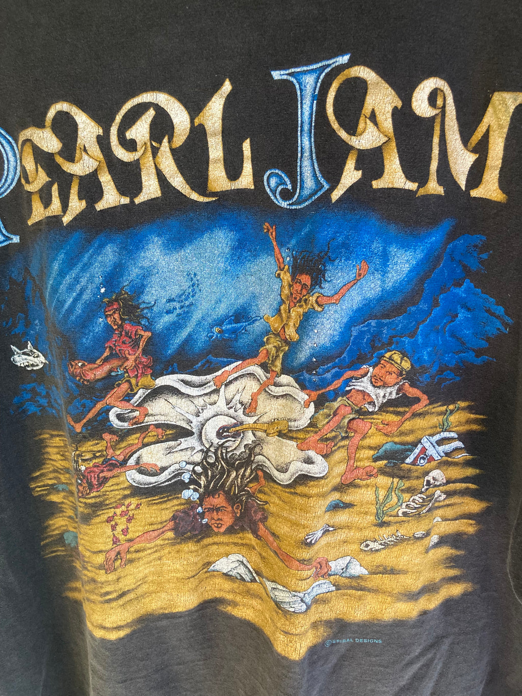 1990s pearl jam spiral designs euro boot XL