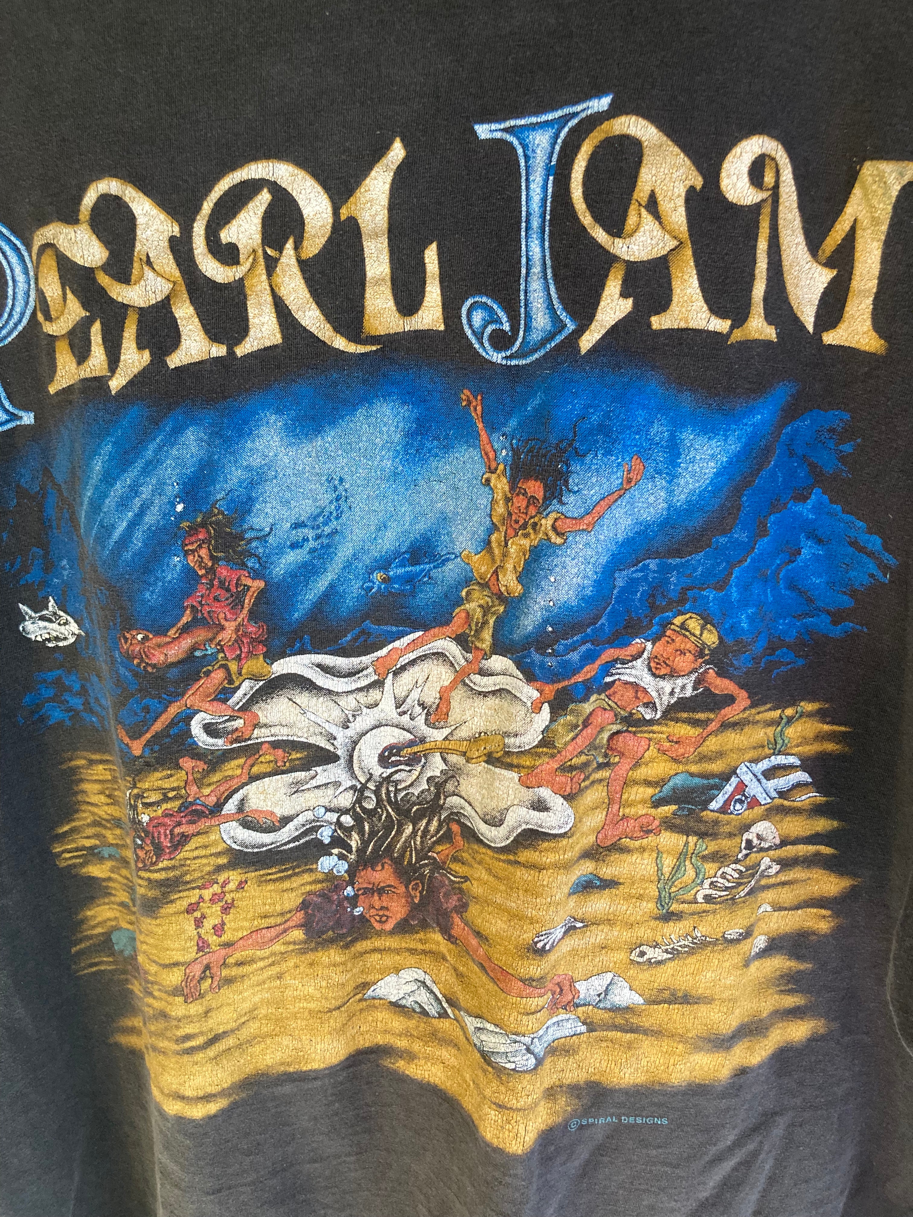 1990s pearl jam spiral designs euro boot XL