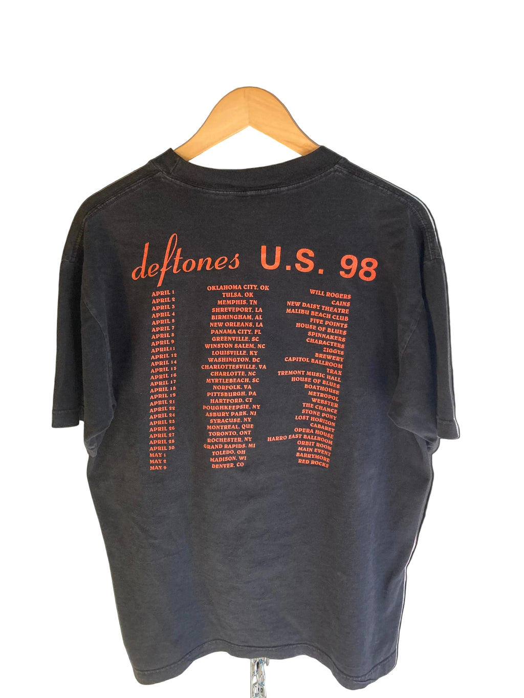 1990s deftones adrenaline cat tour backhit L/XL
