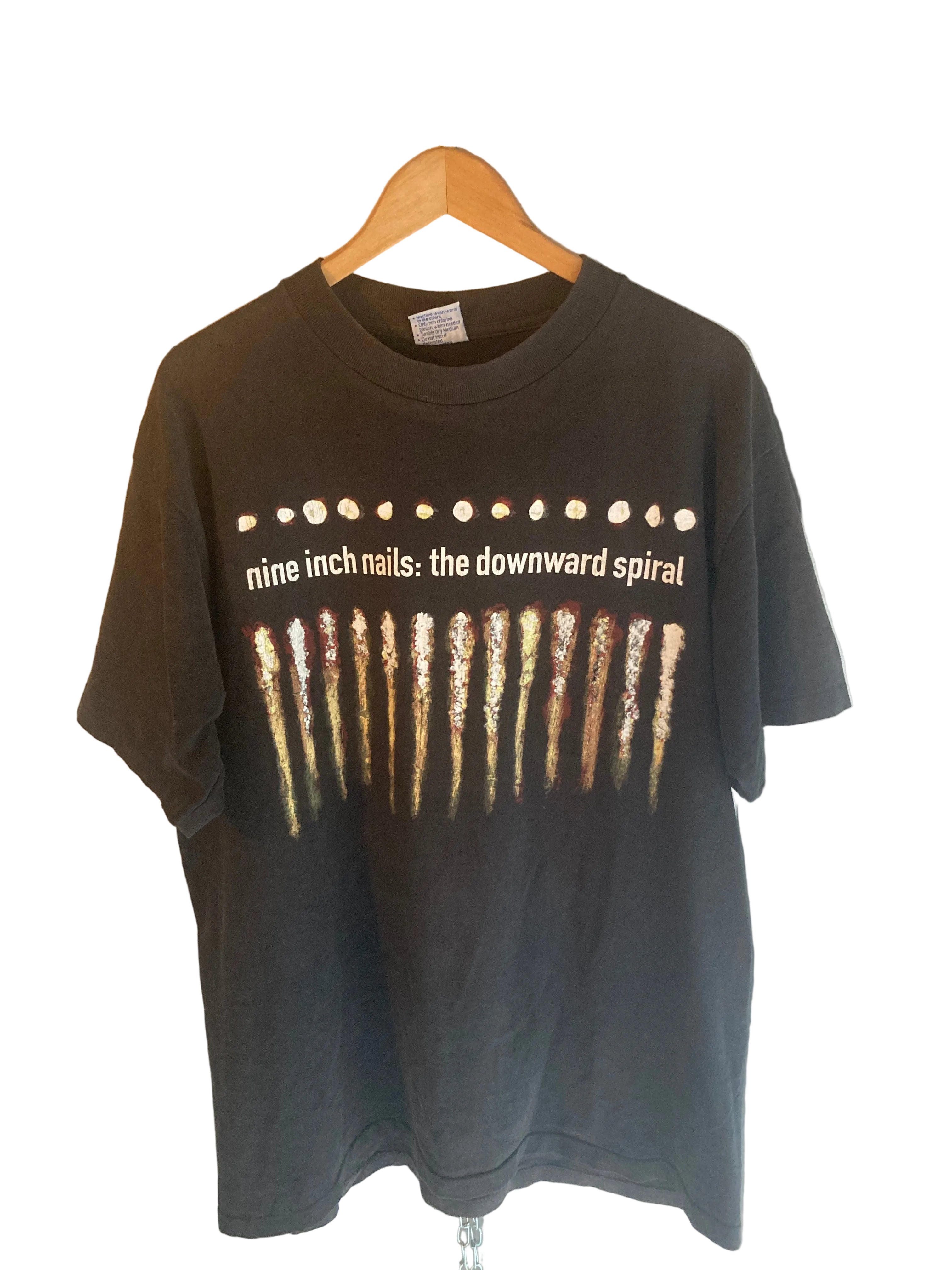 1990s nine inch nails downward spiral tee XL