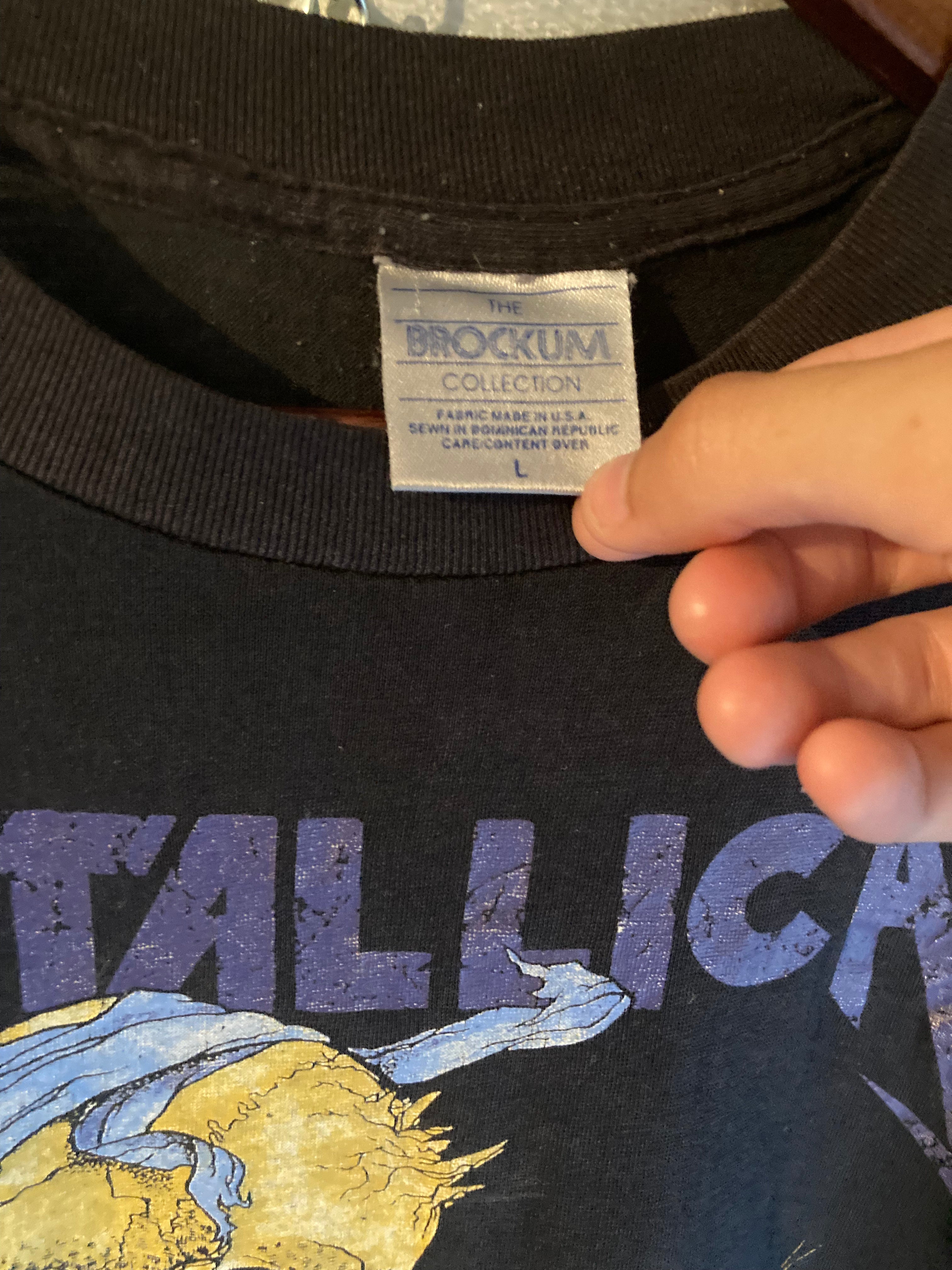 1980s metallica pushead tee L