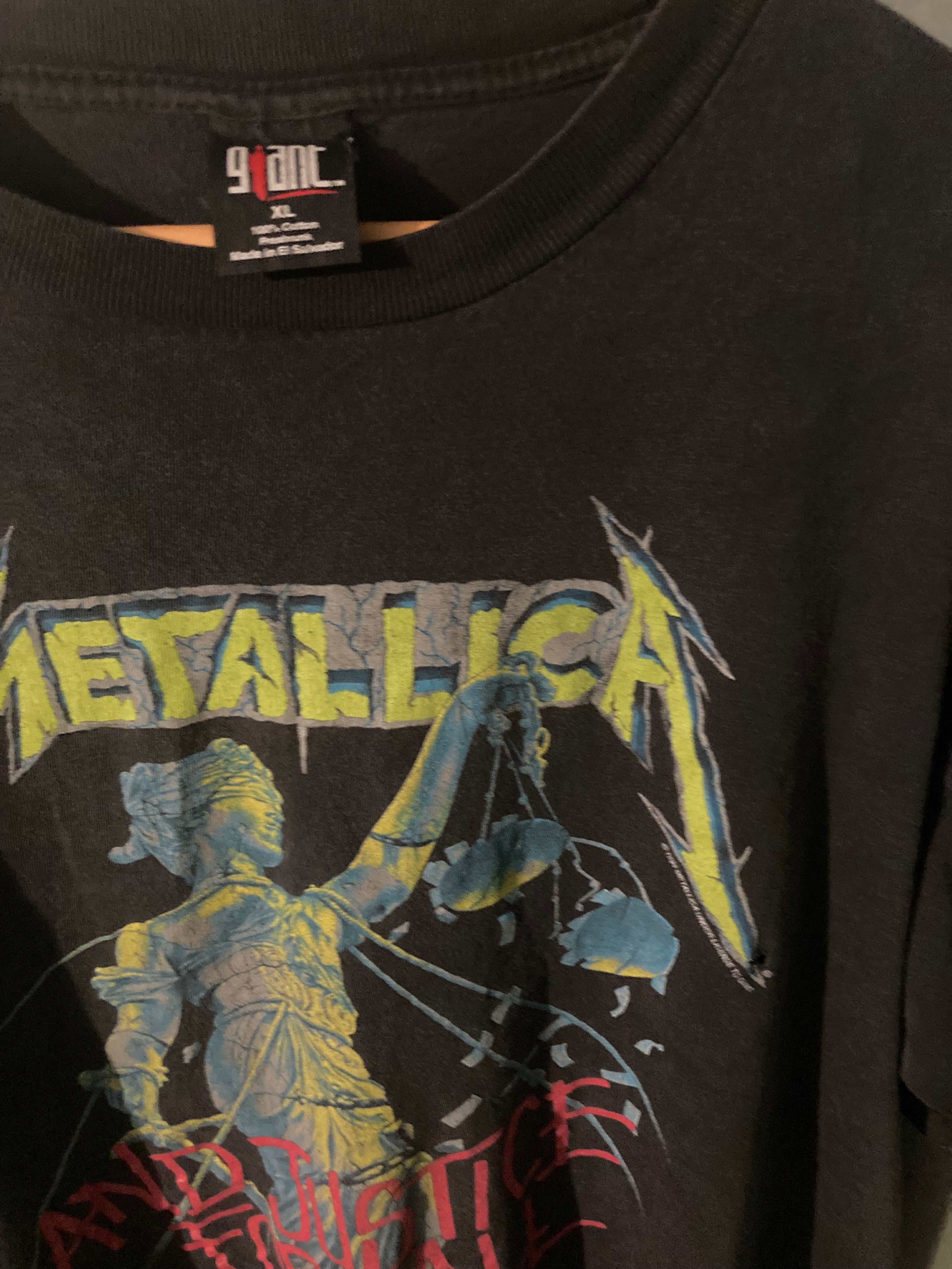 1990s Metallica justice for all xl