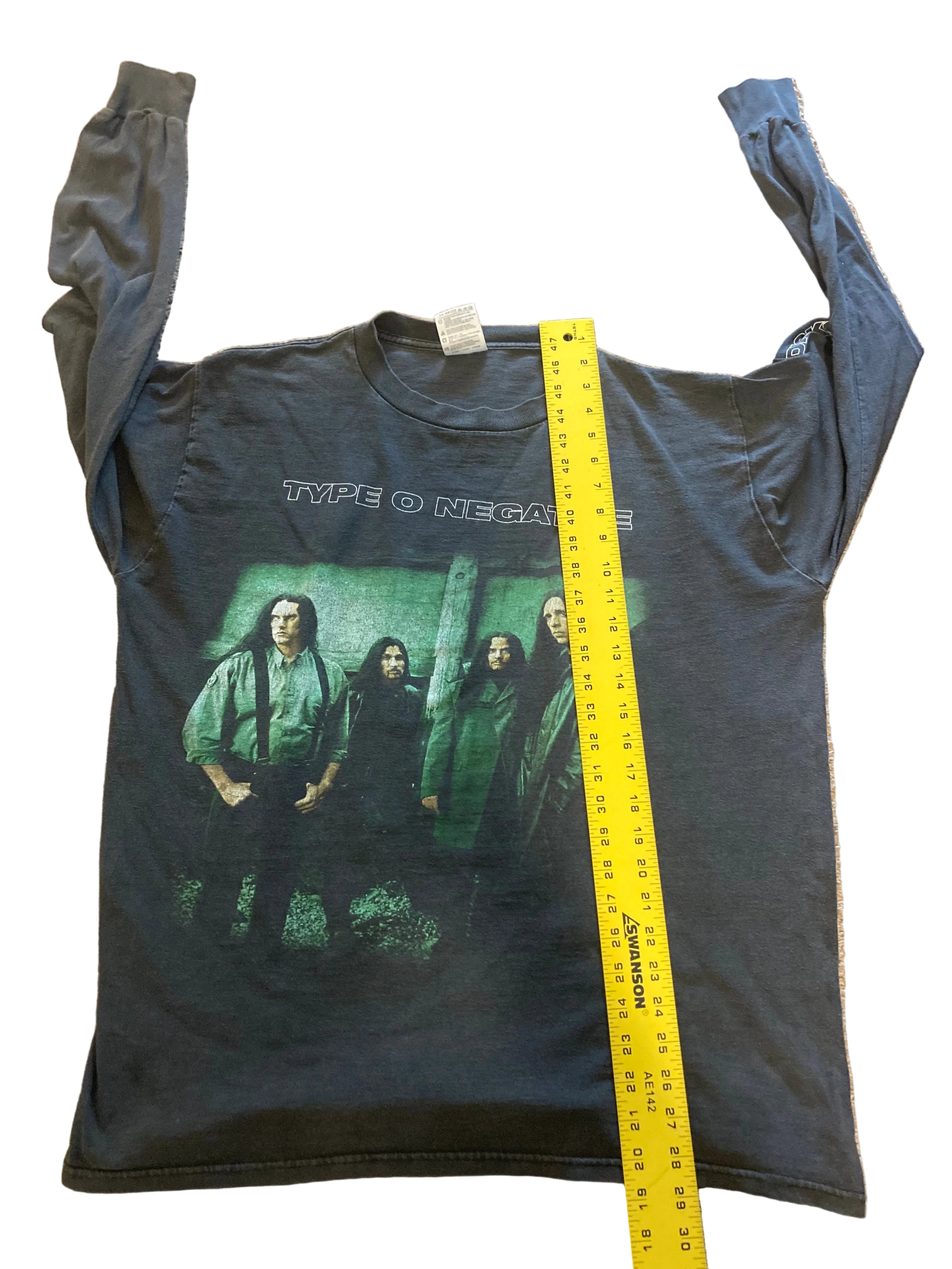 1990s type o negative skeleton crew longsleeve L/XL