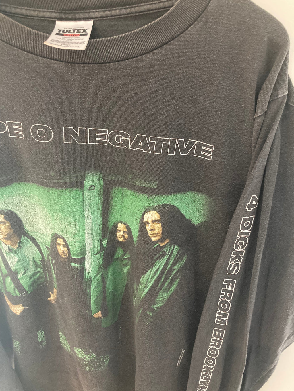 1990s type o negative skeleton crew longsleeve L/XL