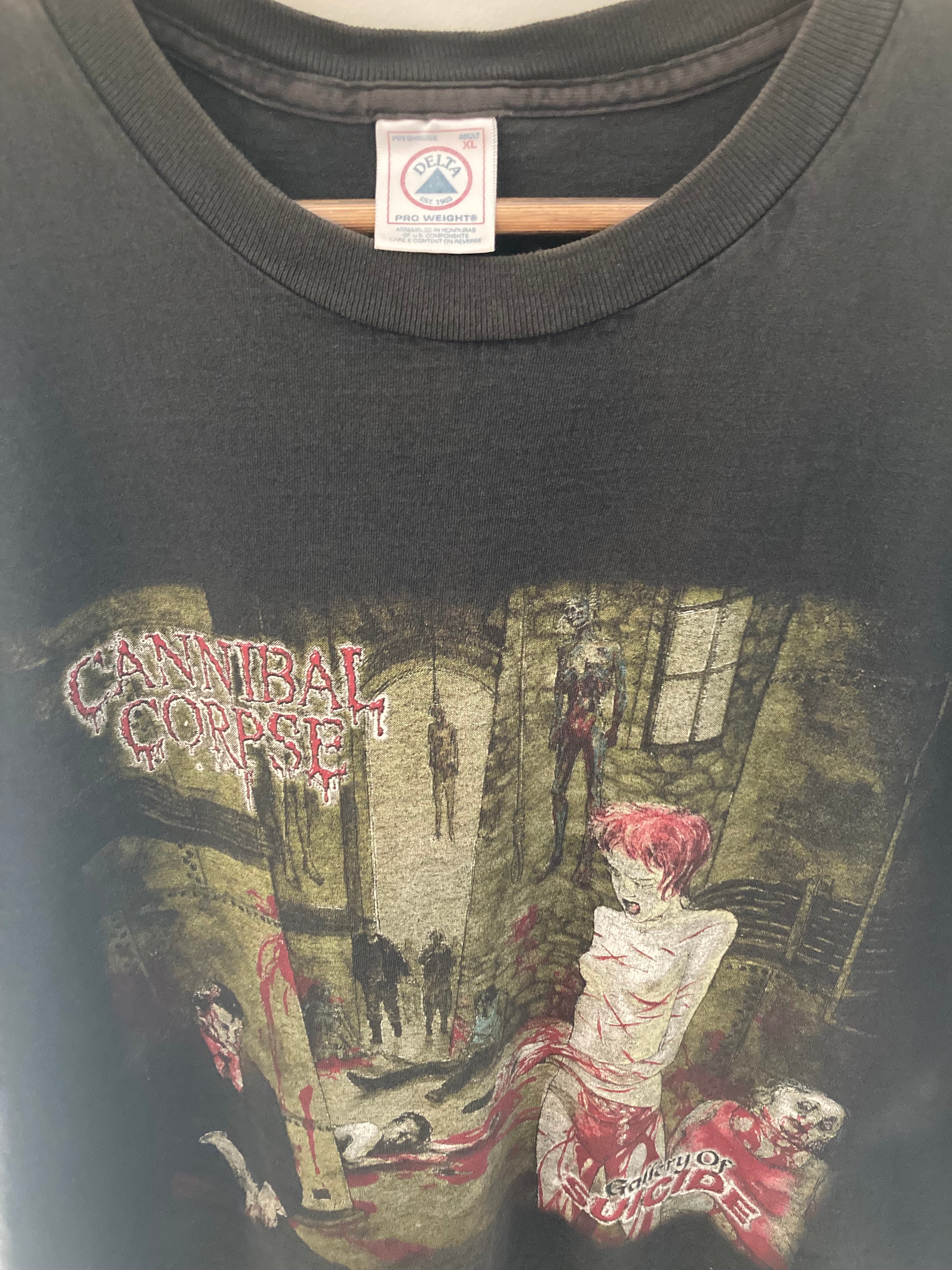 1990s cannibal corpse gallery of suicide tee XL