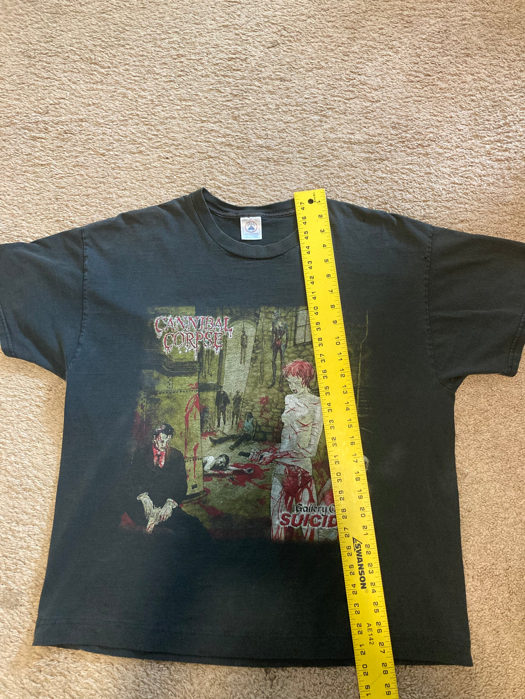 1990s cannibal corpse gallery of suicide tee XL