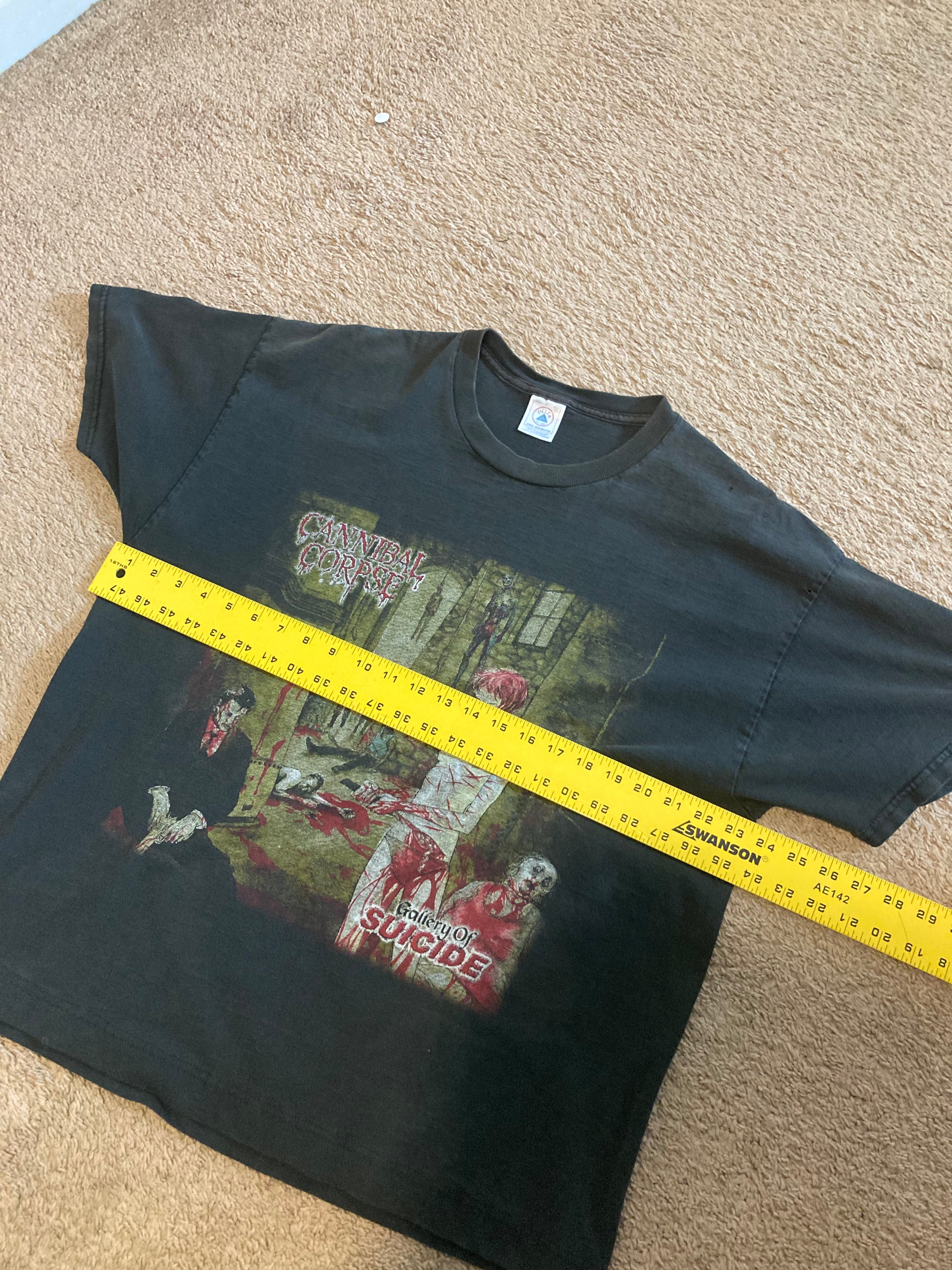 1990s cannibal corpse gallery of suicide tee XL