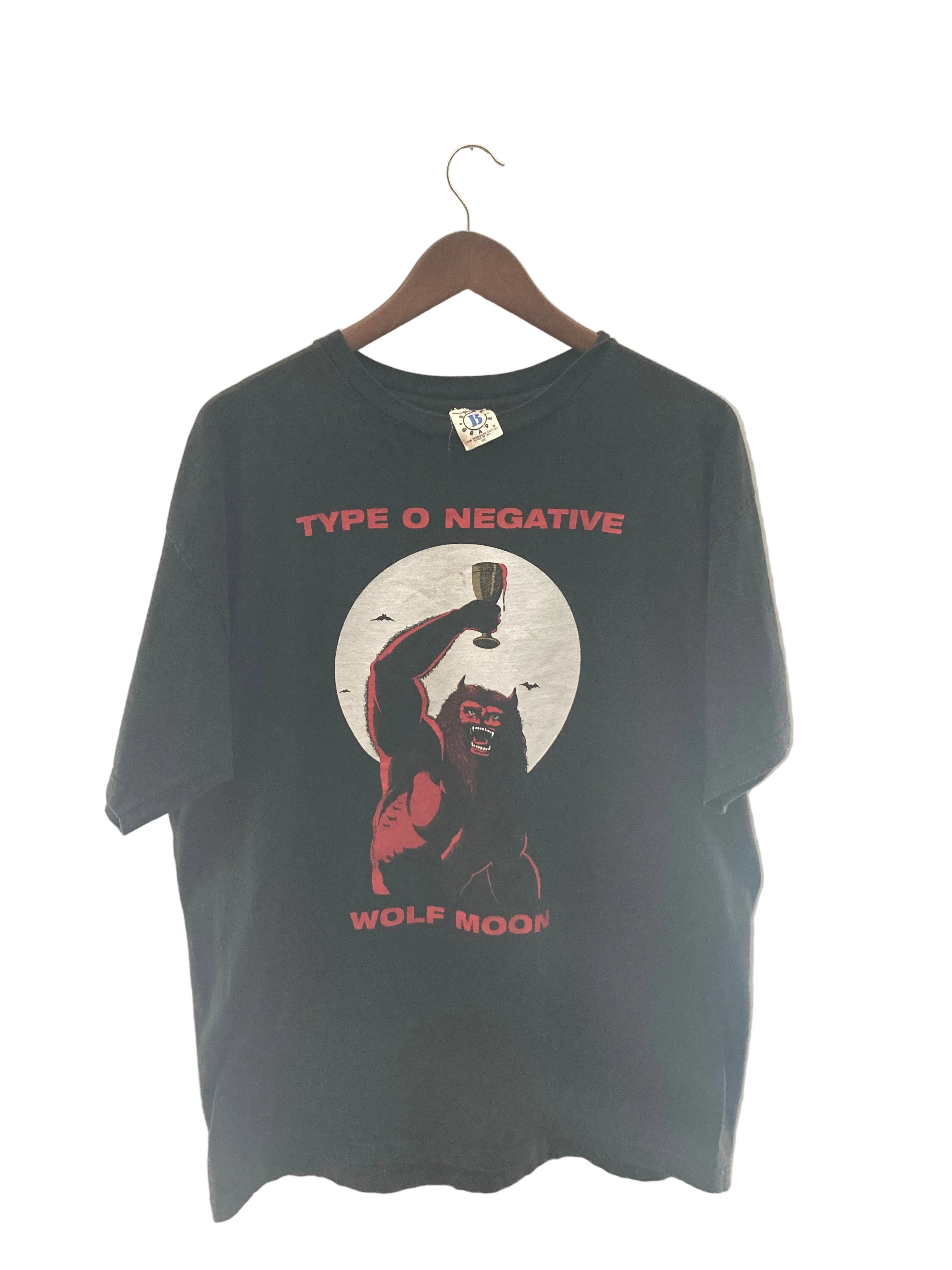1990s type o negative let us prey wolf moon tee XL
