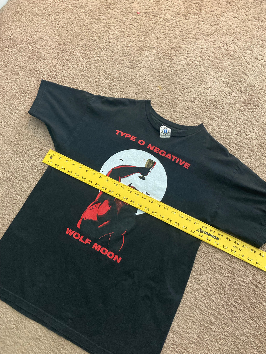 1990s type o negative let us prey wolf moon tee XL