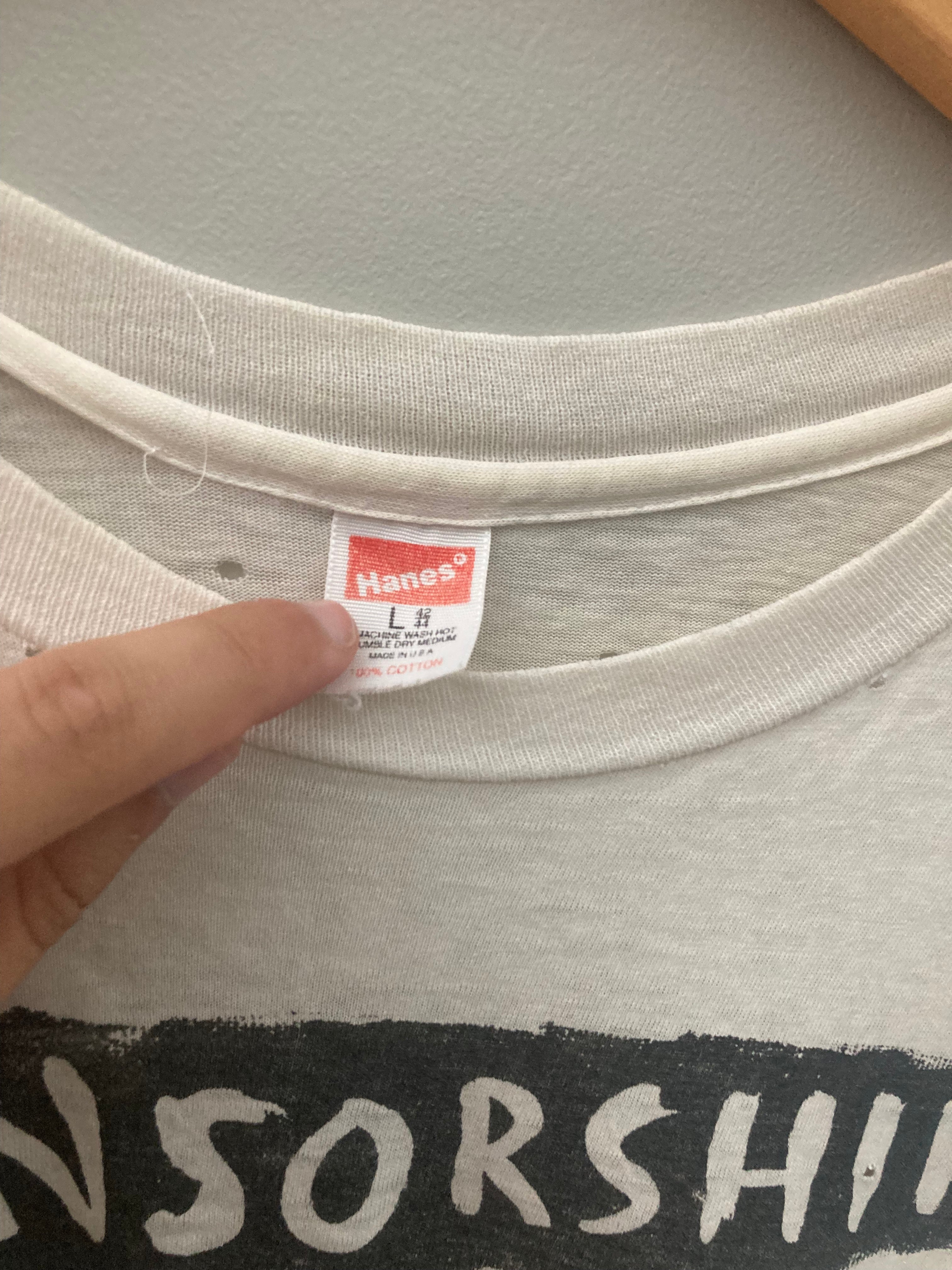 1990s censorship is unAmerican mtv tee L