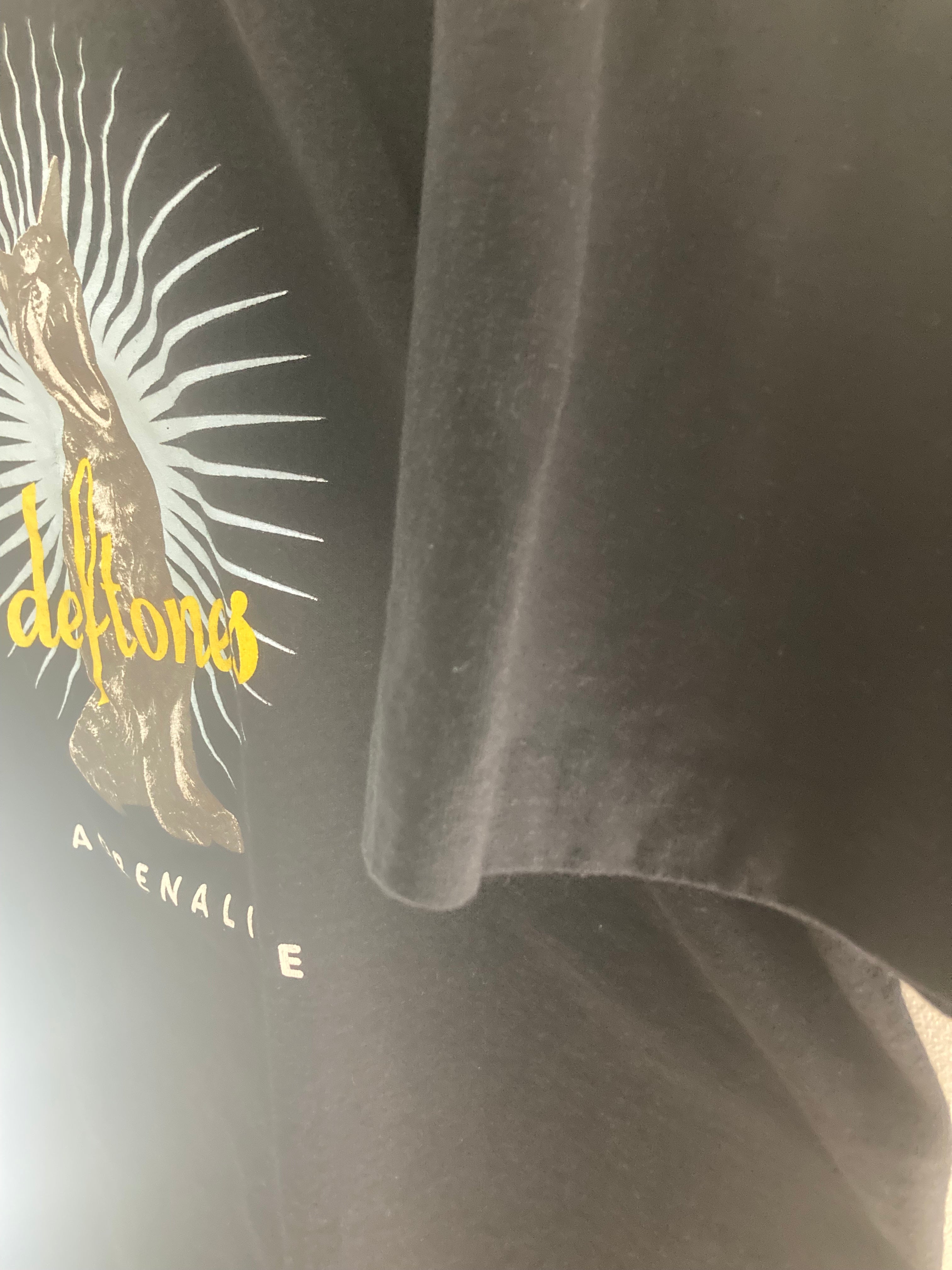 1990s deftones adrenaline maverick records promo tee xl