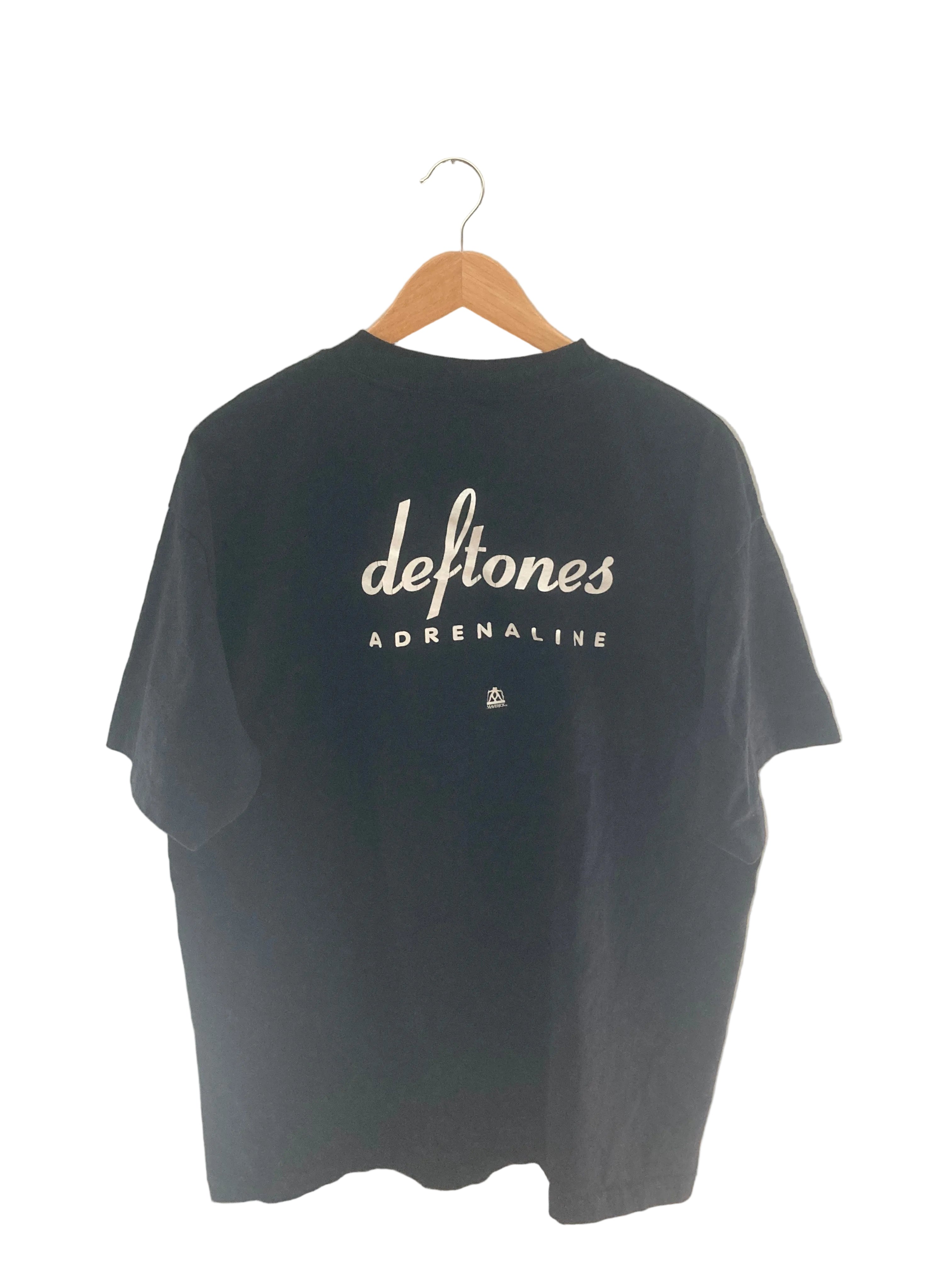 1990s deftones adrenaline maverick records promo tee xl