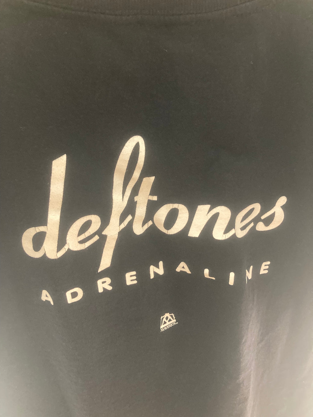 1990s deftones adrenaline maverick records promo tee xl