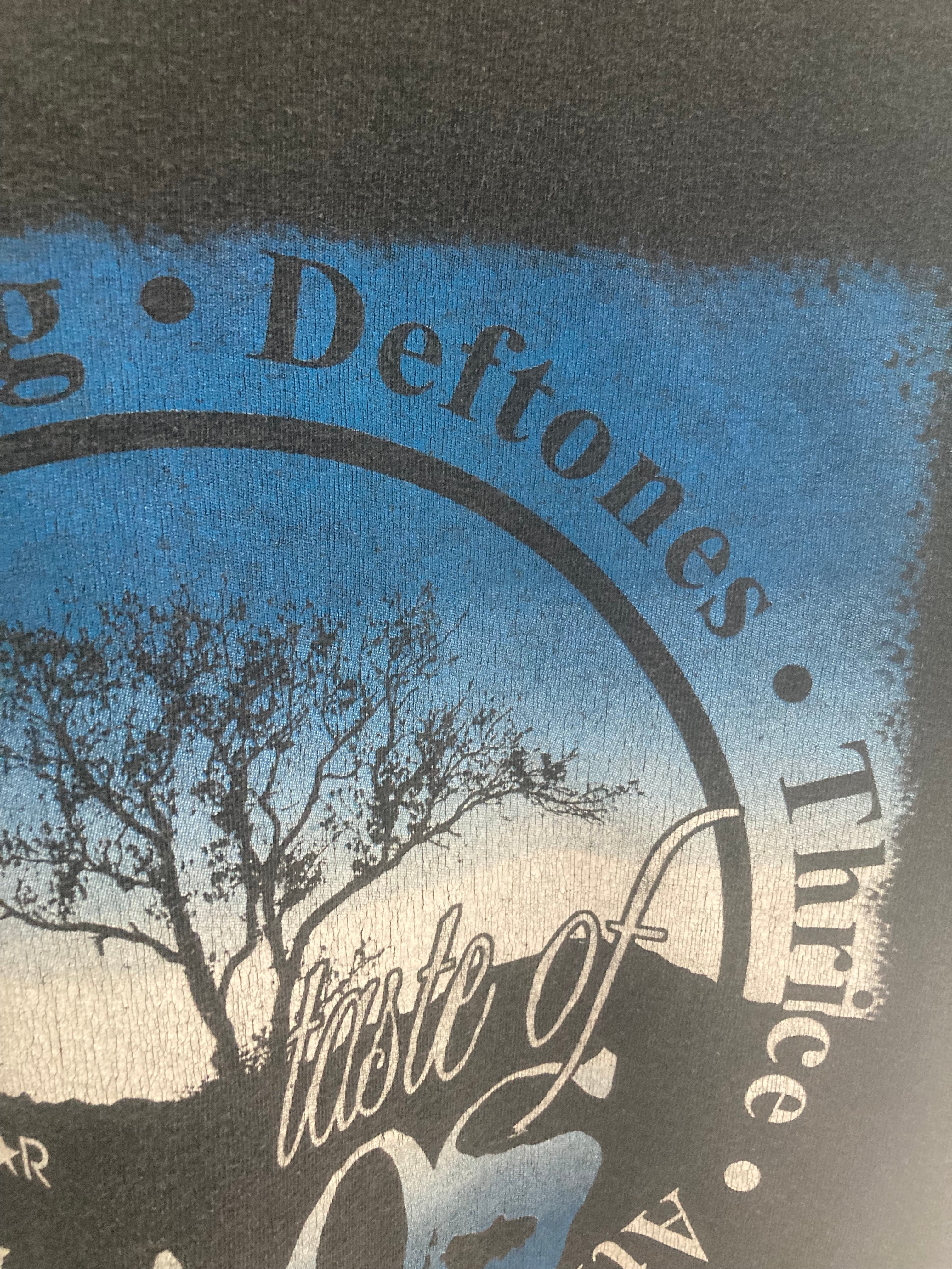 2000s deftones taste of chaos tour tee L