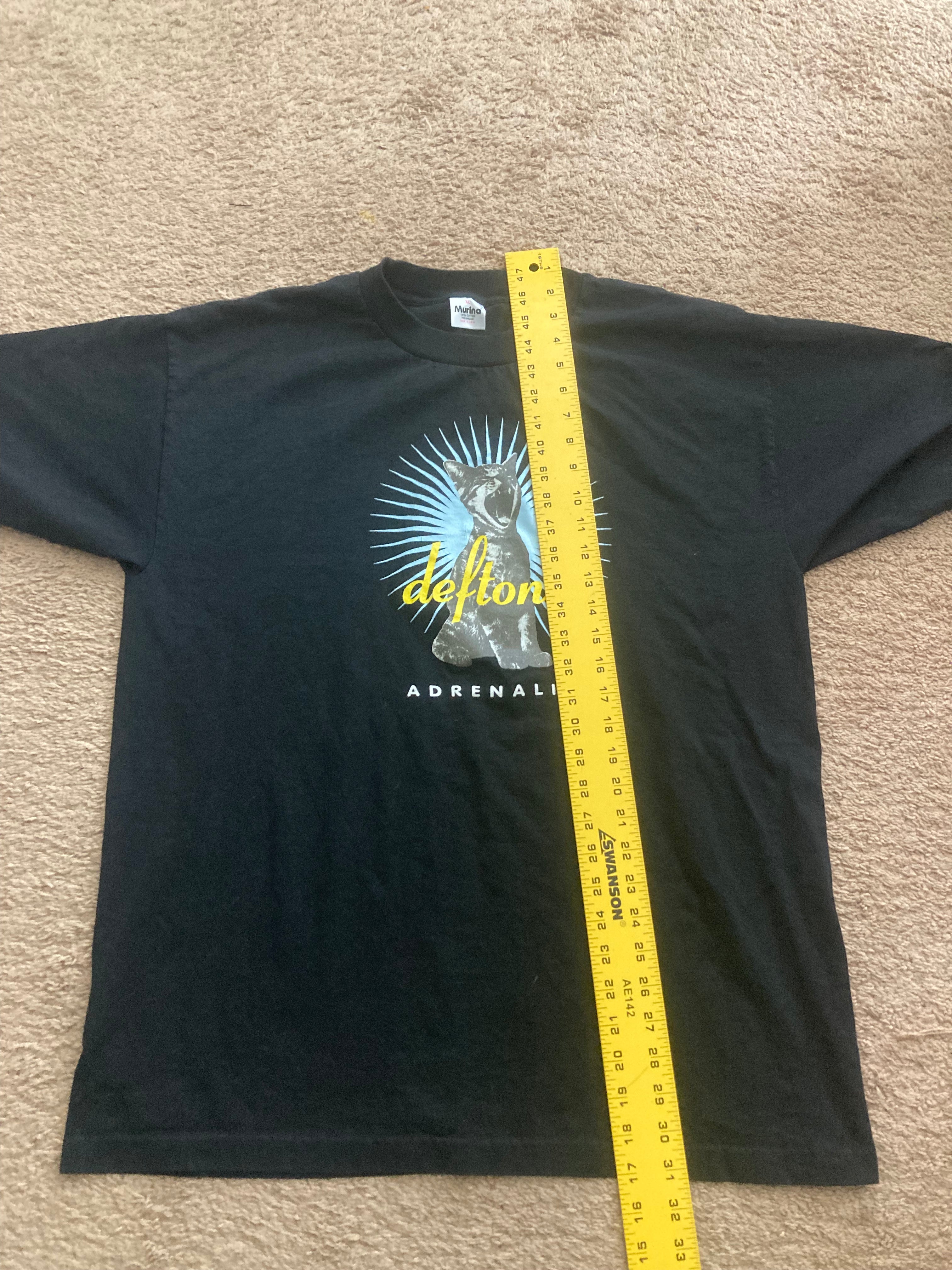 1990s deftones adrenaline maverick records promo tee xl