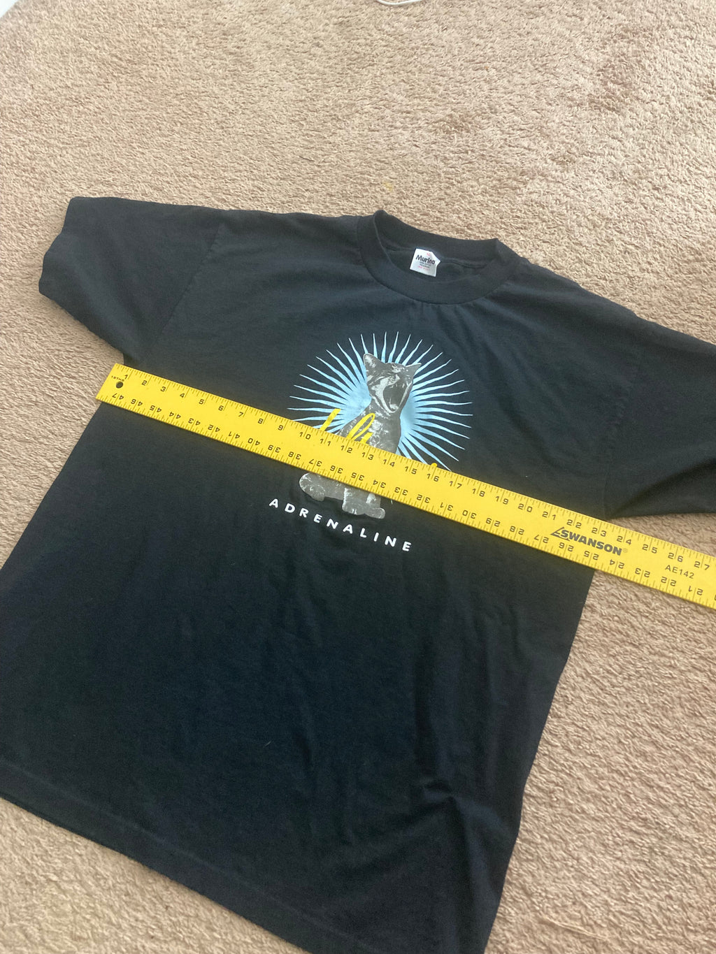 1990s deftones adrenaline maverick records promo tee xl