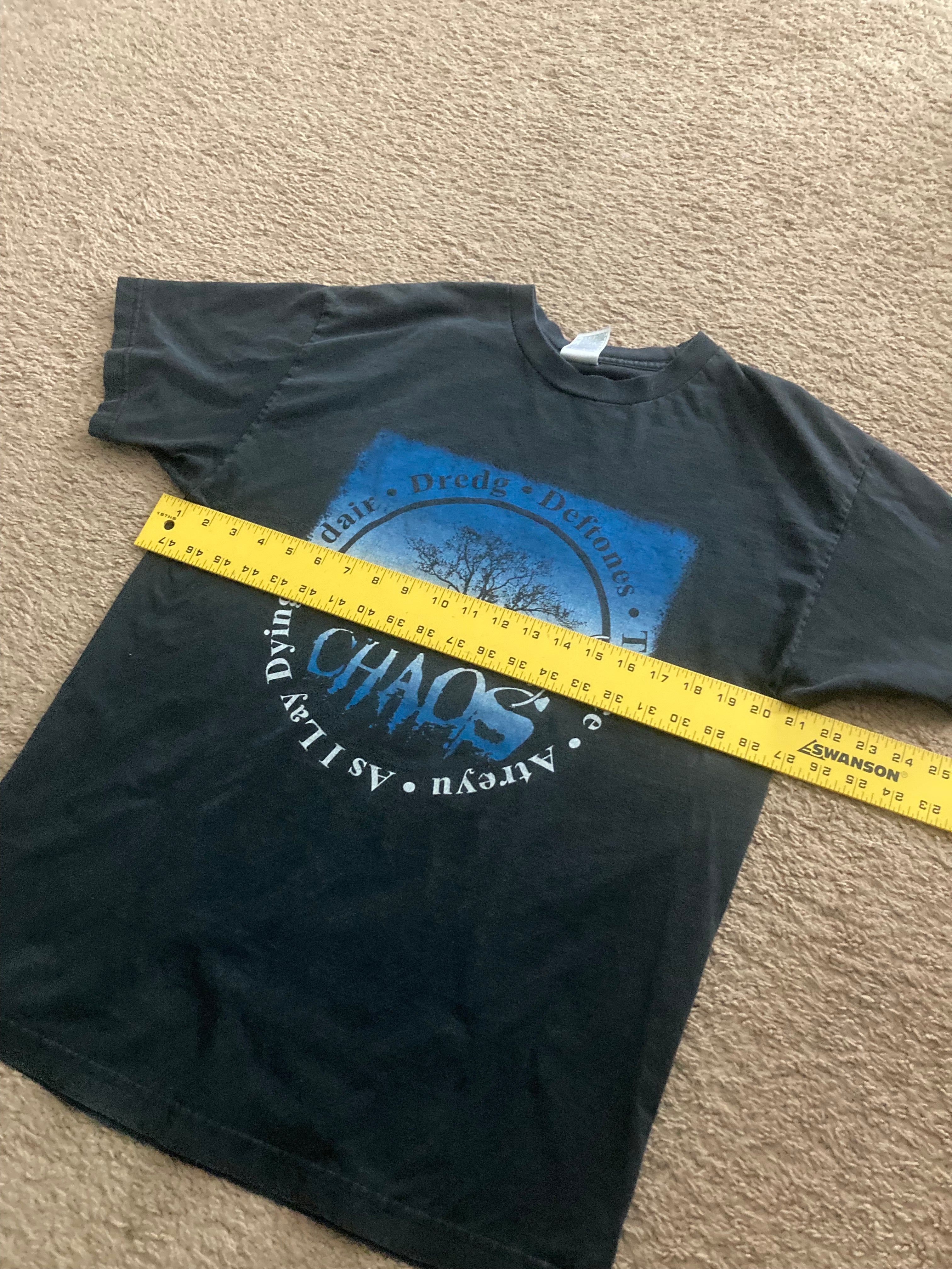 2000s deftones taste of chaos tour tee L