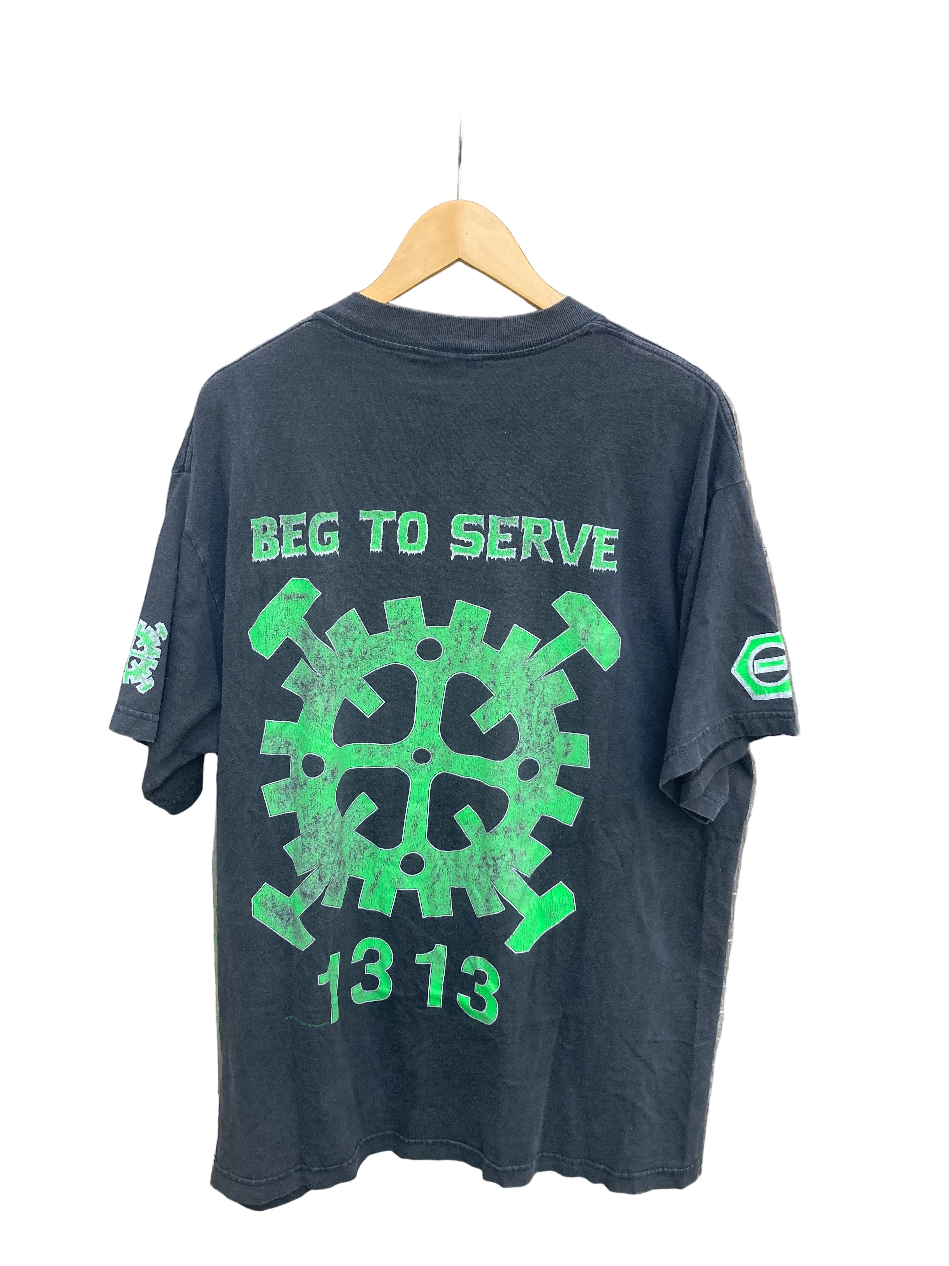 1990s type o negative beg to serve rare sleeve hits tee XL