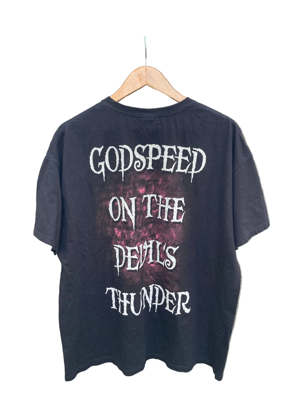 2000s cradle of filth godspeed on the devils thunder tee XL