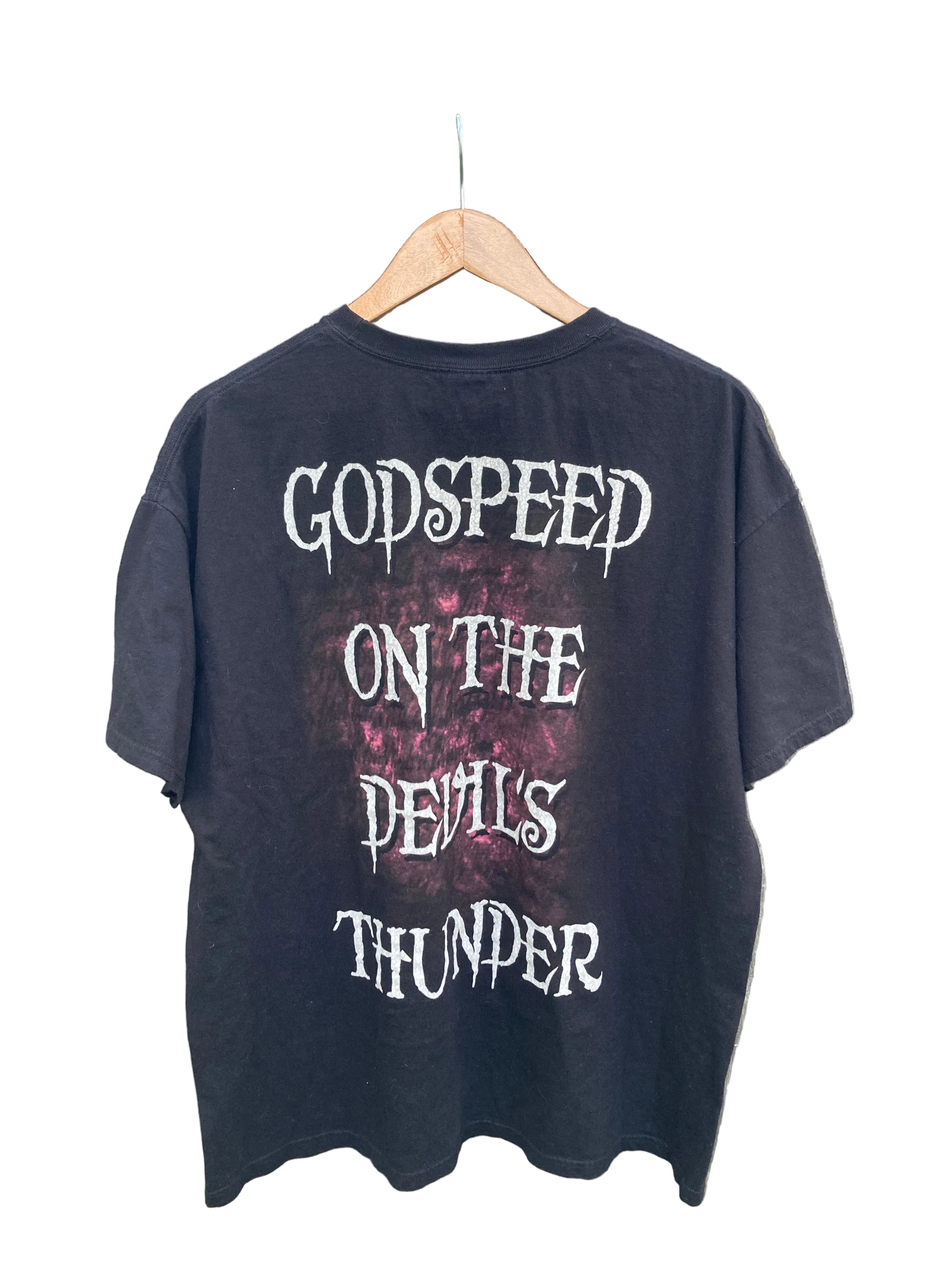 2000s cradle of filth godspeed on the devils thunder tee XL