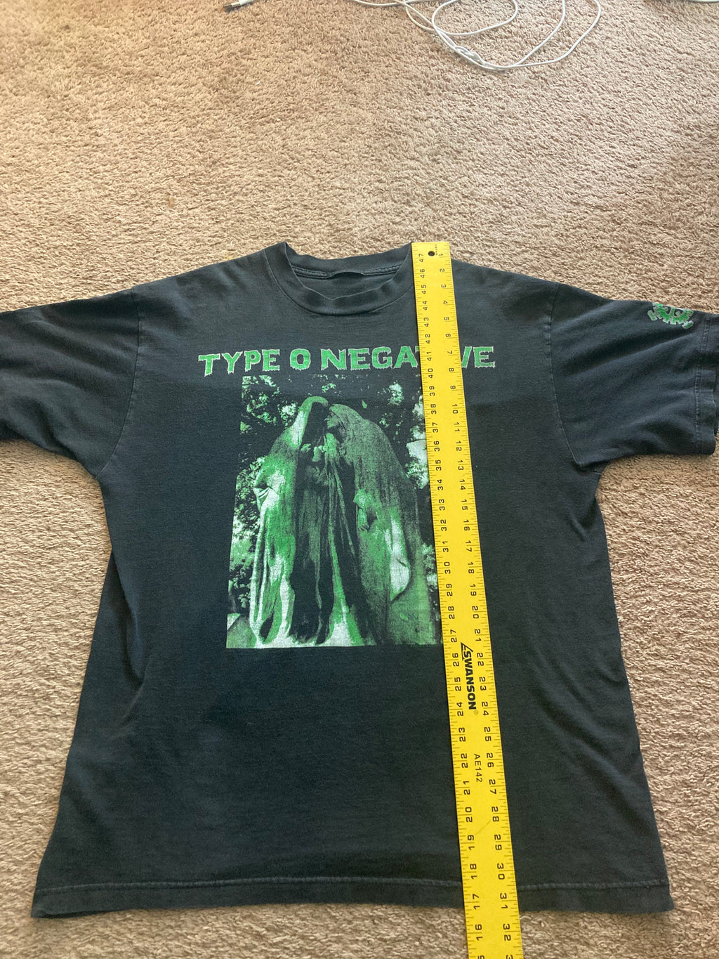 1990s type o negative beg to serve rare sleeve hits tee XL