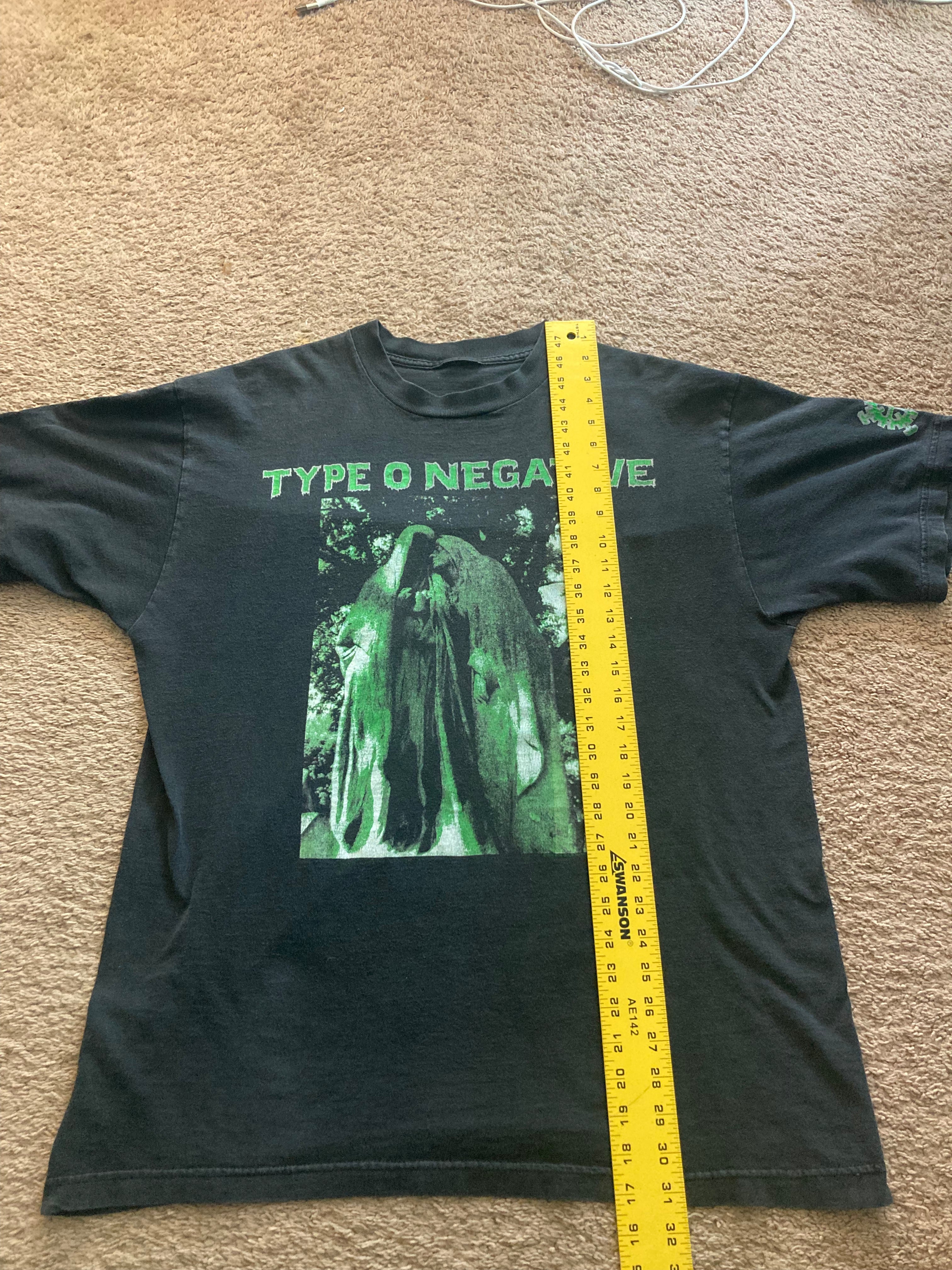 1990s type o negative beg to serve rare sleeve hits tee XL