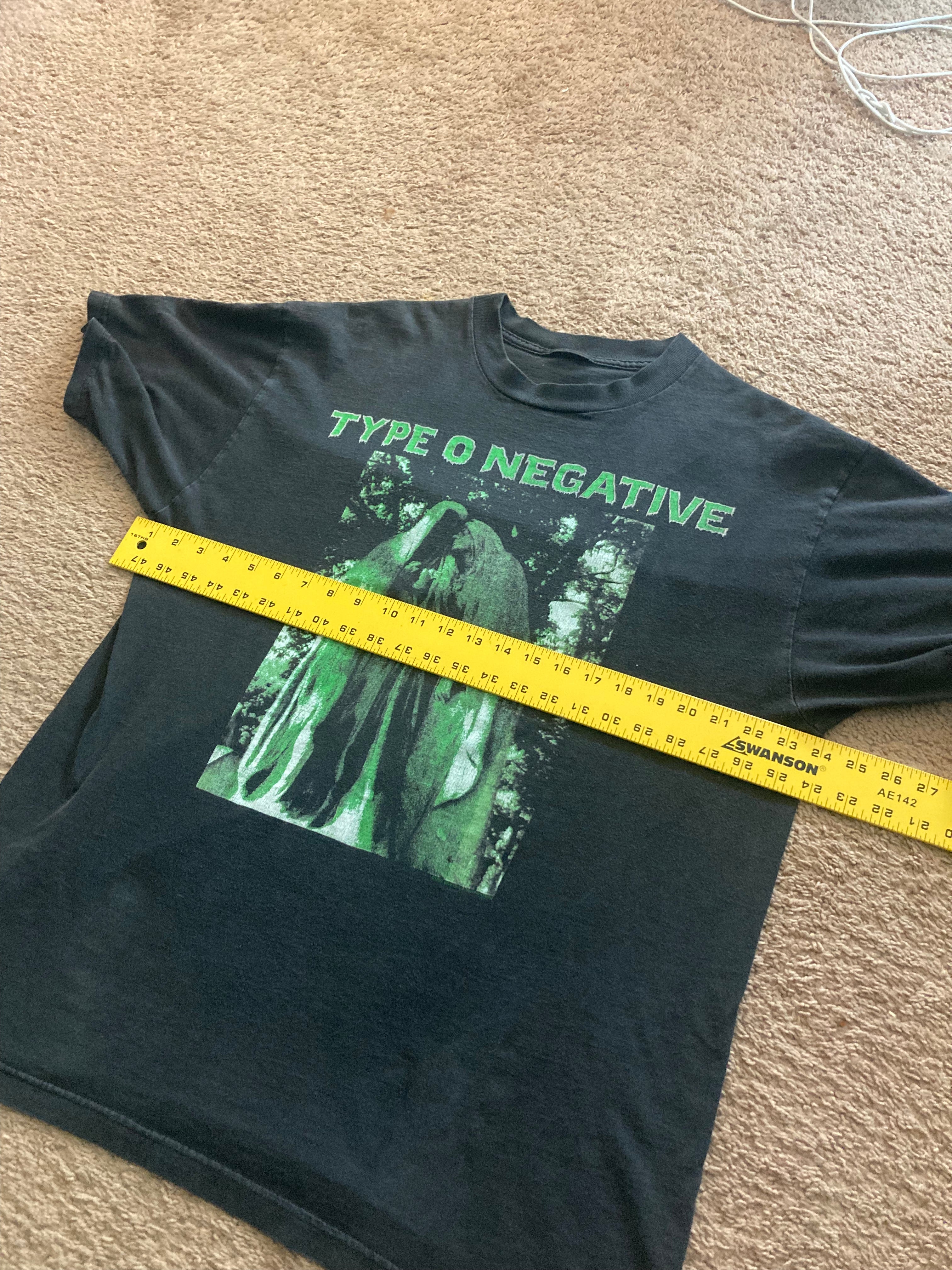 1990s type o negative beg to serve rare sleeve hits tee XL